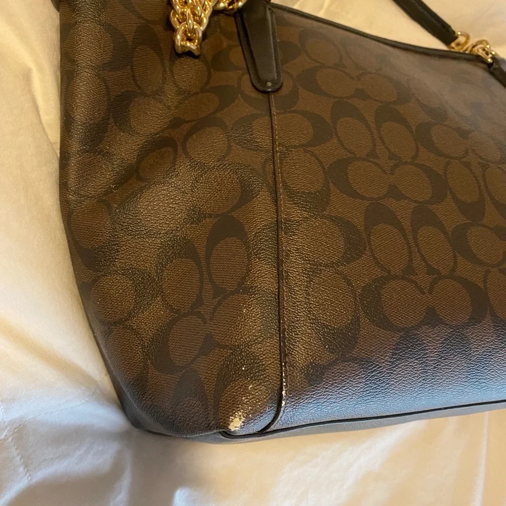 Coach Black and Gold Women's Tote Bag
